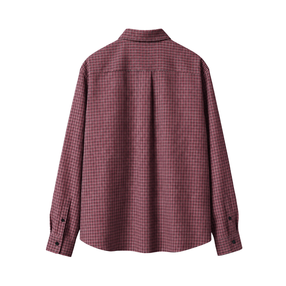 Estate Loom Weave Shirt – Maroon