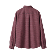 Estate Loom Weave Shirt – Maroon