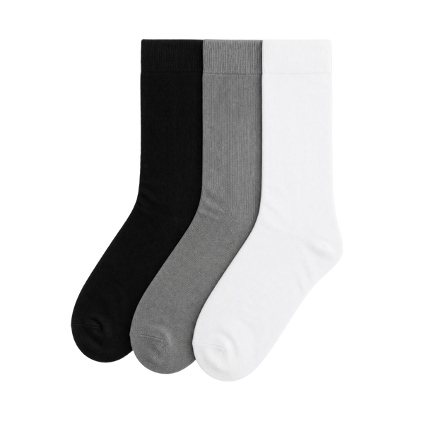 Everyday Premium Cotton Socks - Pack Of Three
