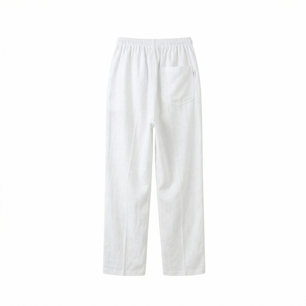 LINEN PANTS WHITE