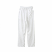 LINEN PANTS WHITE