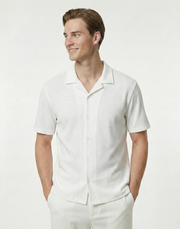 Waffle Shirt White