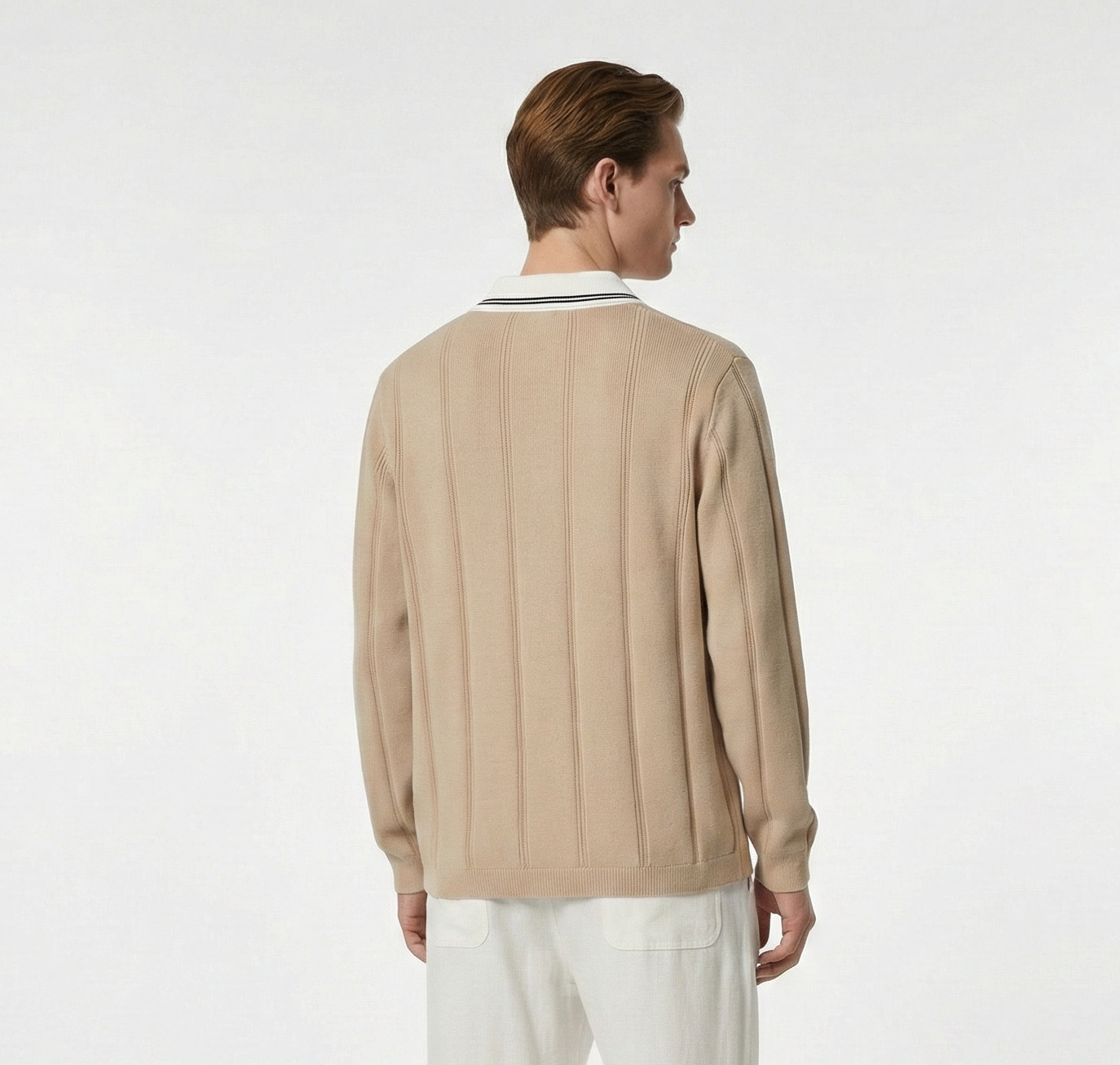 Alan Koch Noir Heritage Beige Polo