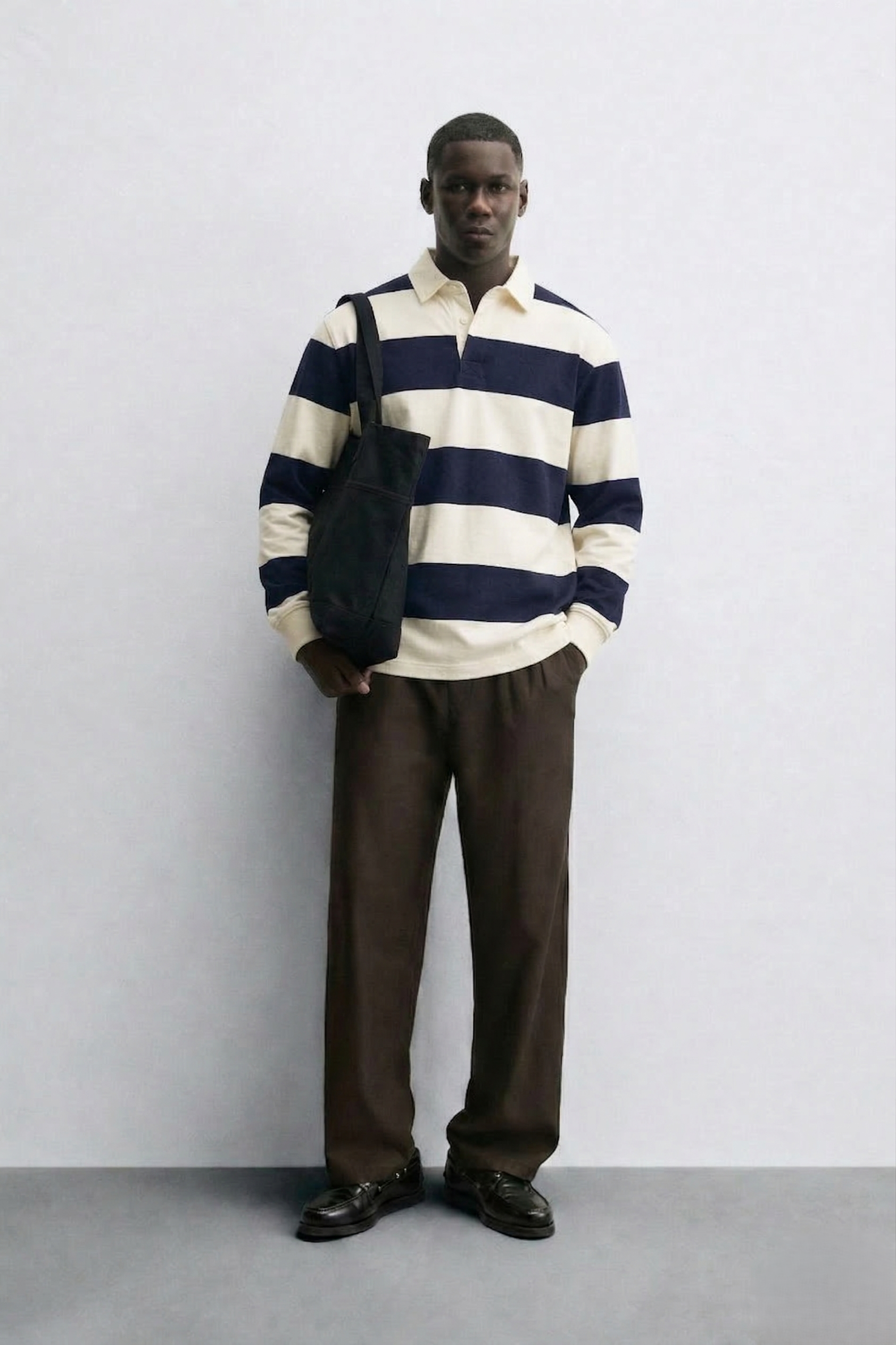 Heritage Stripe Rugby – Midnight Navy