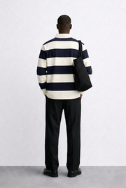 Heritage Stripe Rugby – Midnight Navy