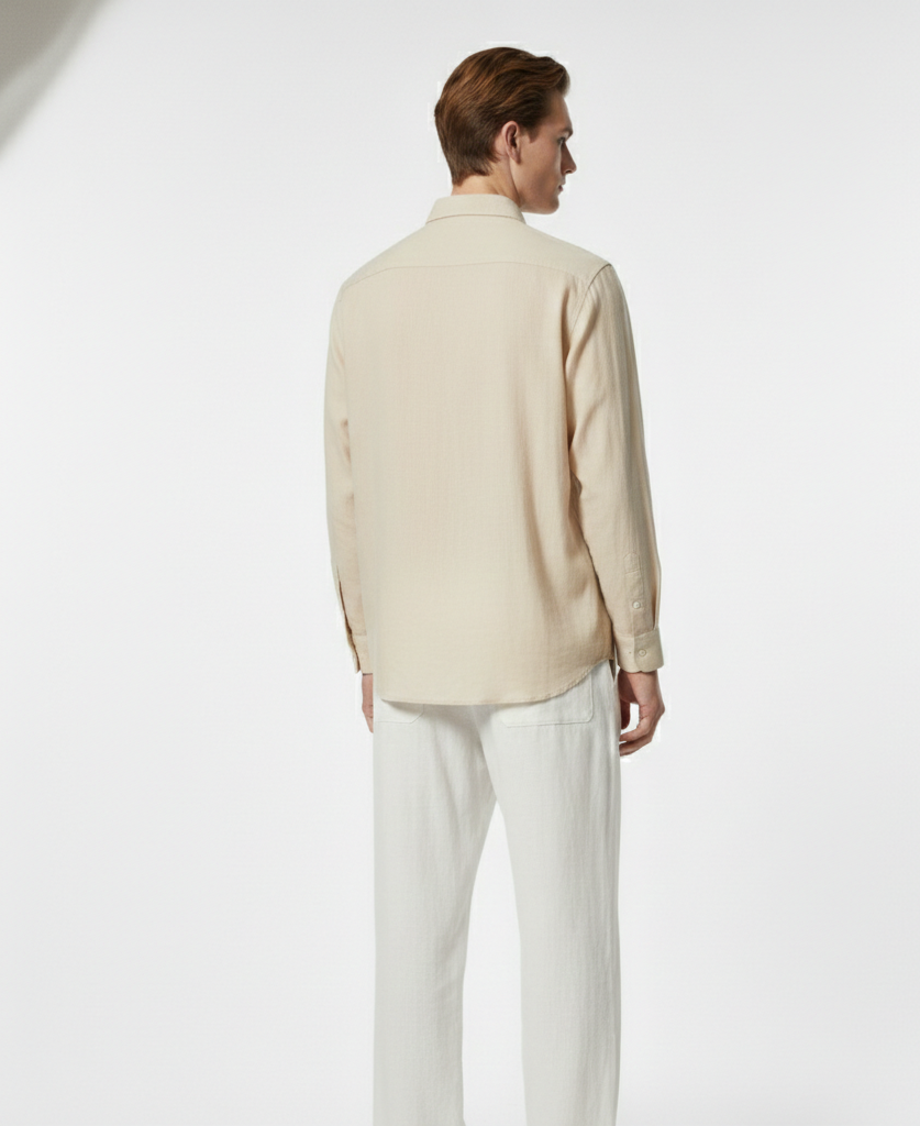 LINEN SHIRT BEIGE