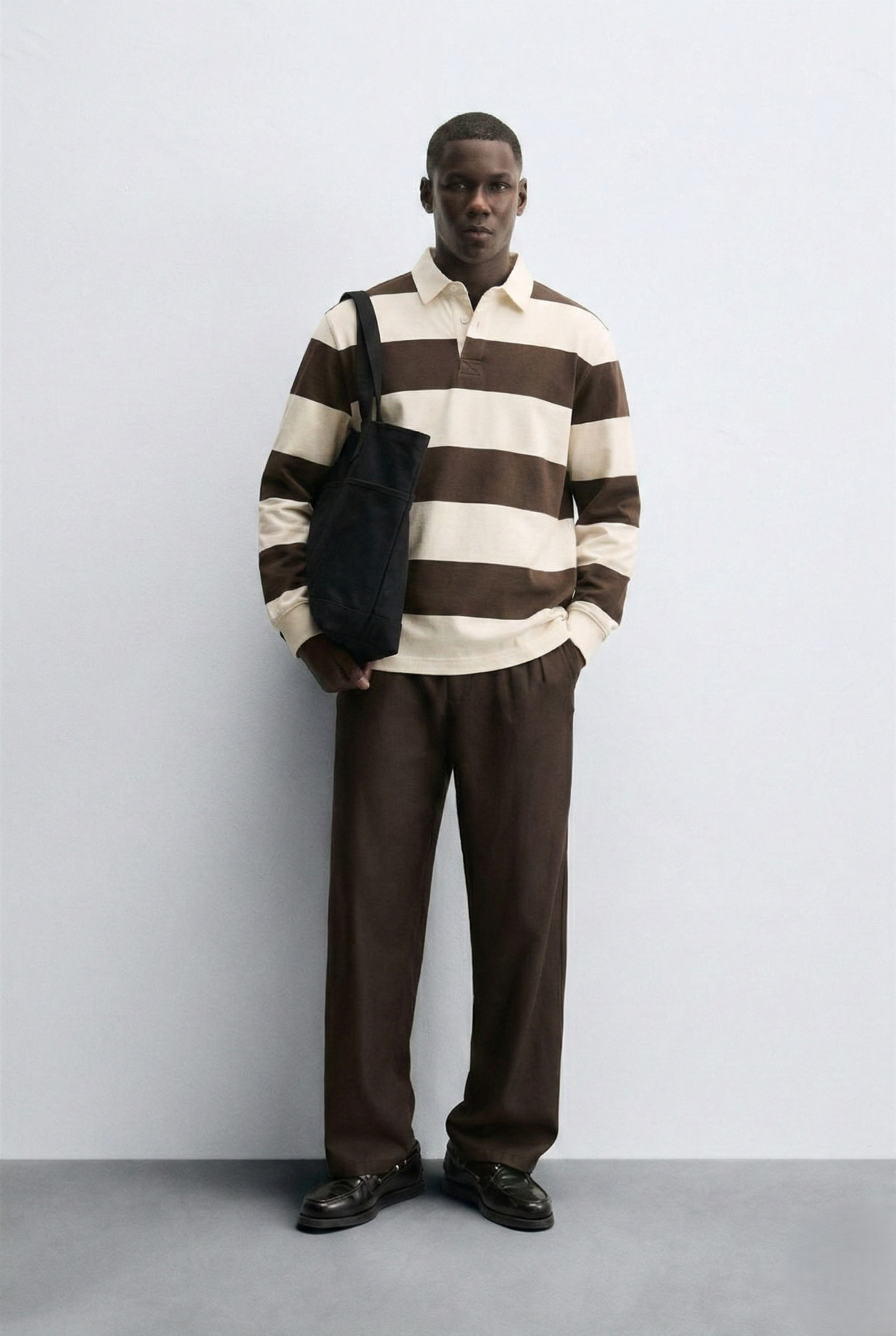 Heritage Stripe Rugby – Espresso