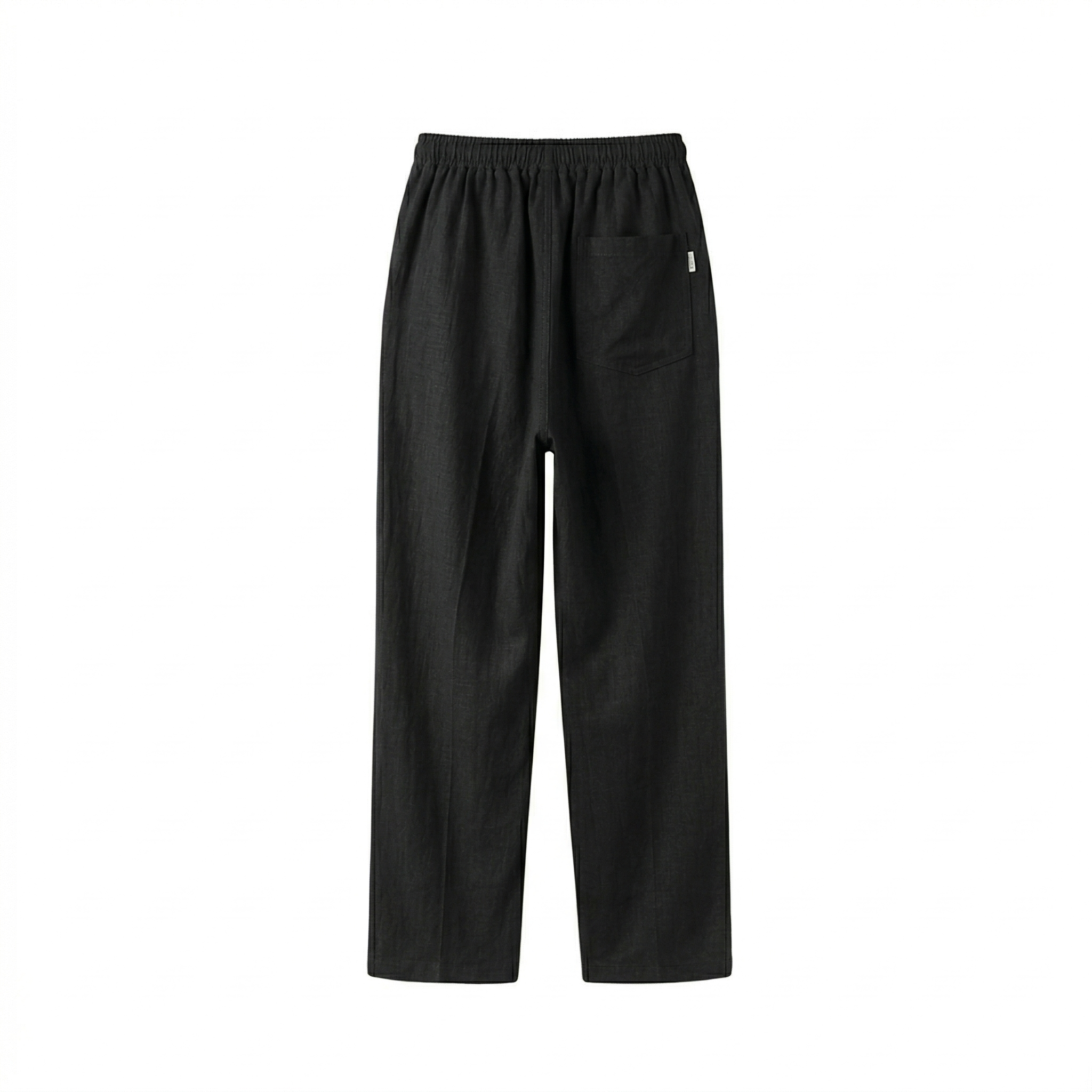 LINEN PANTS BLACK
