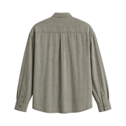 Harbor Linen Blend Shirt - Stone Olive