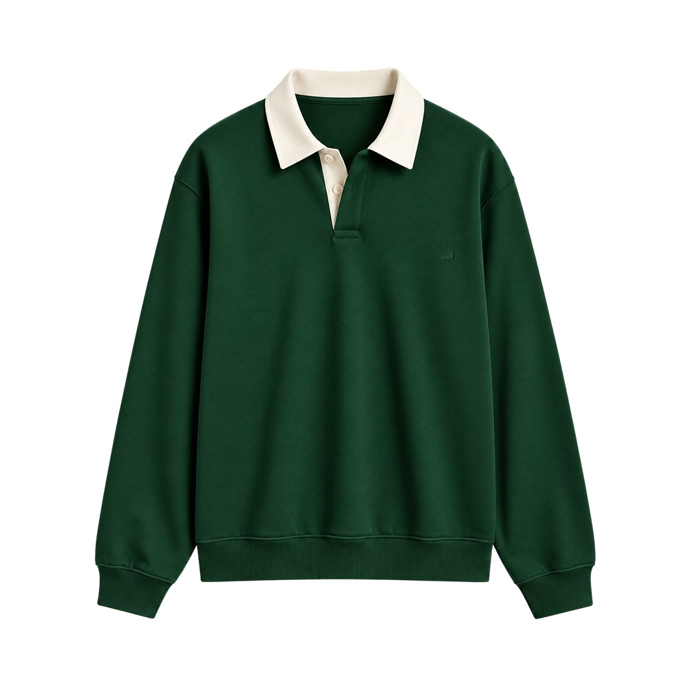 Heritage Classic Polo Sweatshirt – Green
