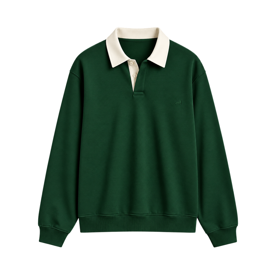 Heritage Classic Polo Sweatshirt – Green