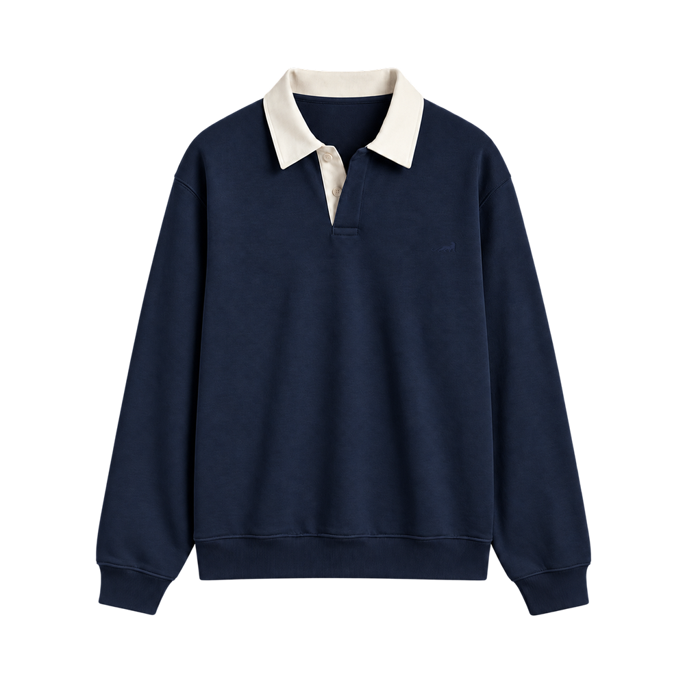 Heritage Classic Polo Sweatshirt – Midnight Navy