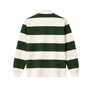 Heritage Stripe Rugby – Forest Green