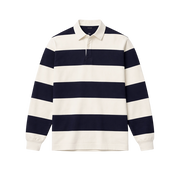 Heritage Stripe Rugby – Midnight Navy