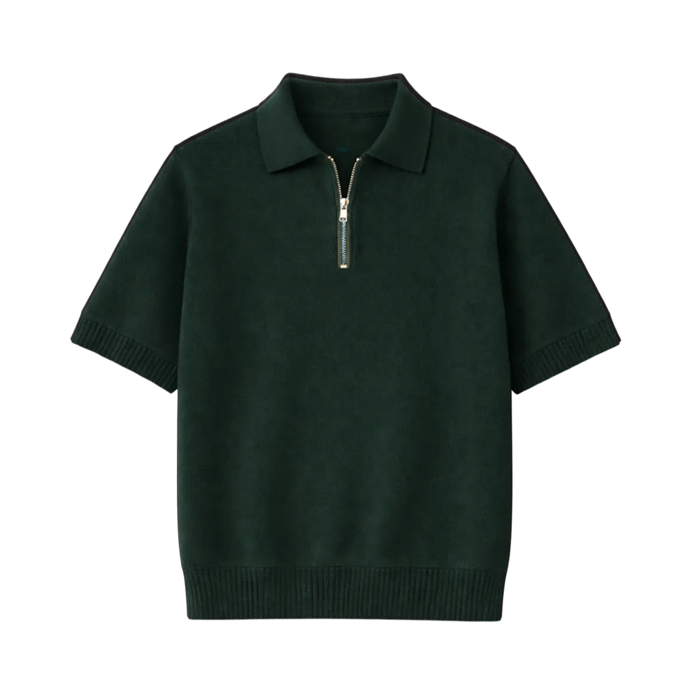 Legacy Classic Zip Polo - Forest