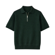 Legacy Classic Zip Polo - Forest