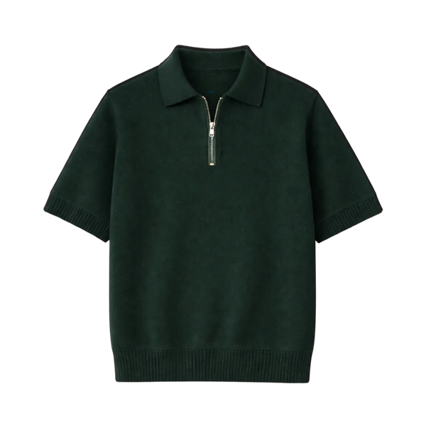 Legacy Classic Zip Polo - Forest