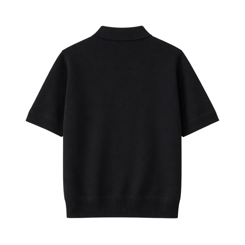 Legacy Classic Zip Polo - Noir Black