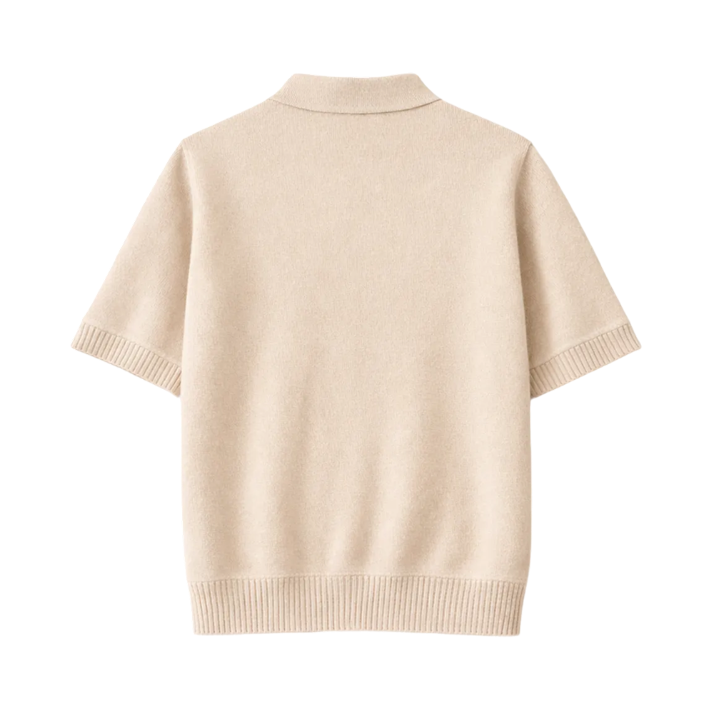 Legacy Classic Zip Polo - Oat