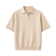 Legacy Classic Zip Polo - Oat
