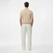 Legacy Classic Zip Polo - Oat