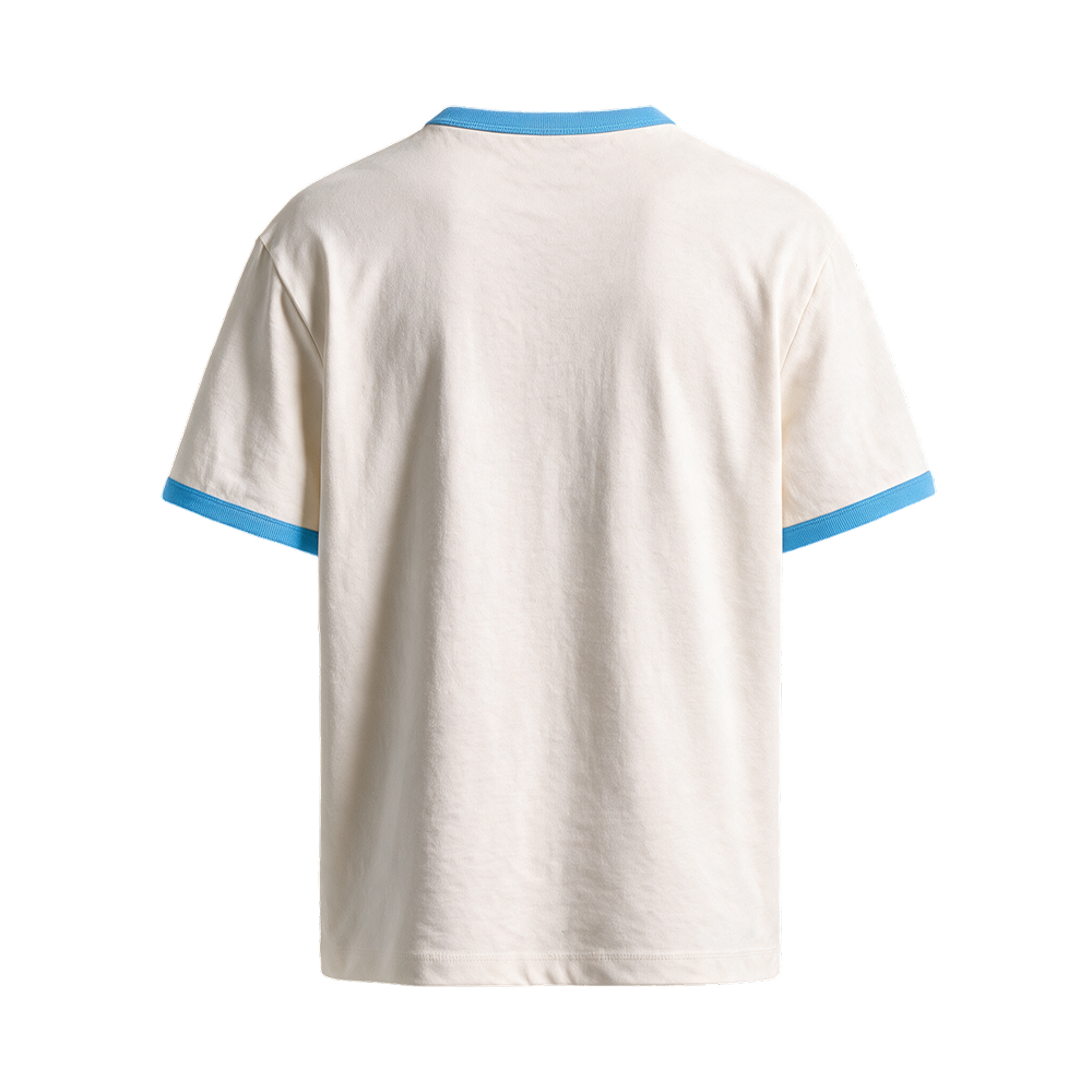 Margherita Classic '75 Ringer Tee - Sky Blue