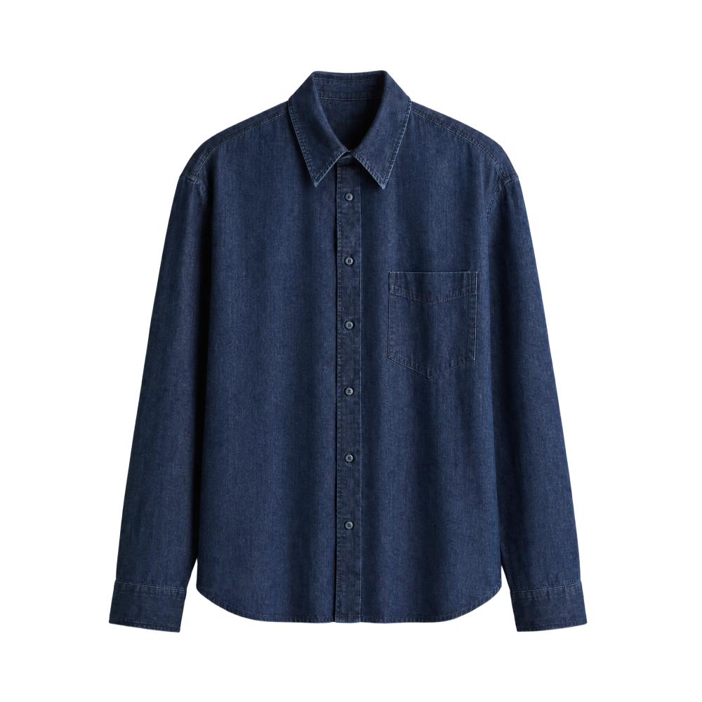 Marlow Denim Shirt – Light Indigo