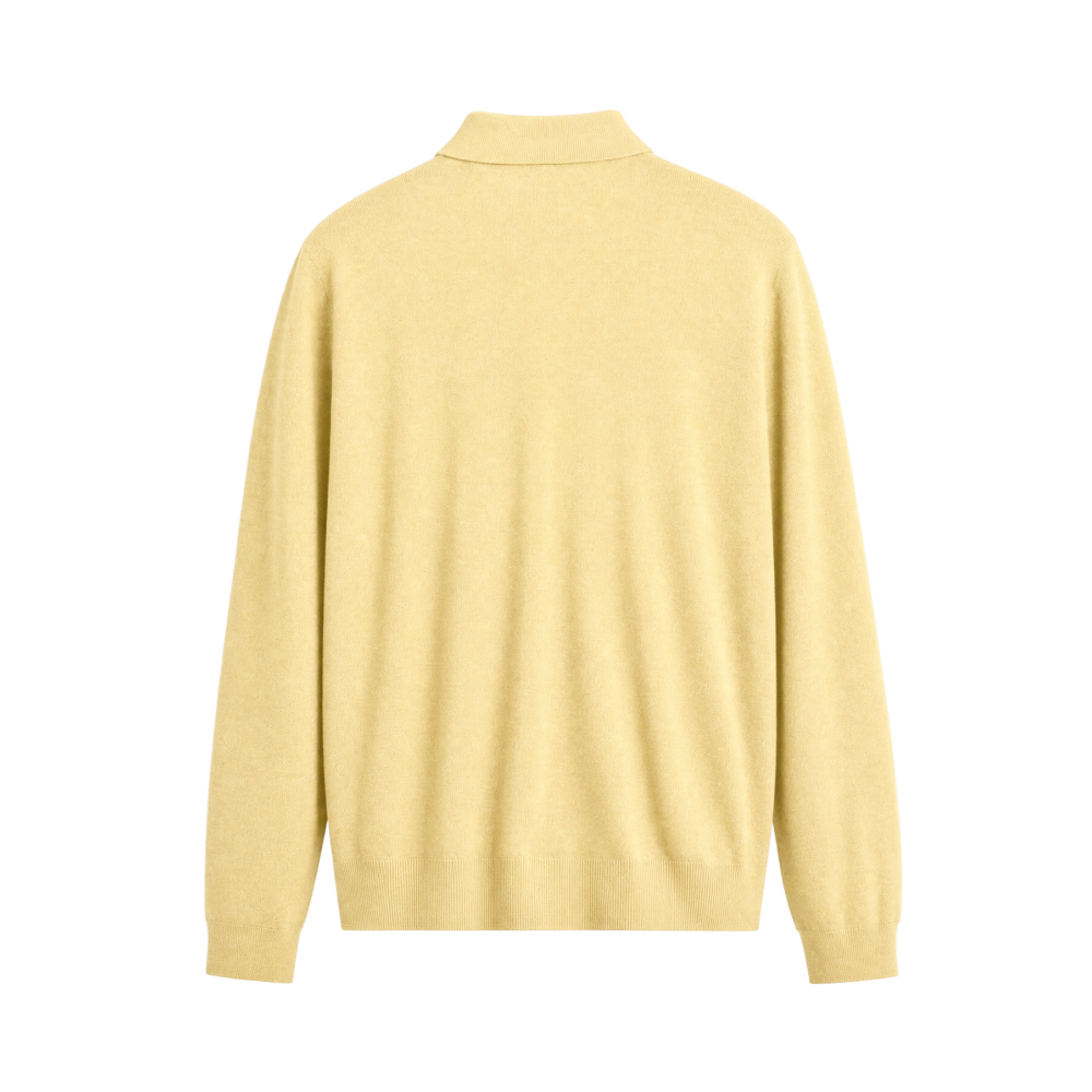 Meridian AirTouch Quarterzip Polo – Butter