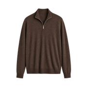 Meridian AirTouch Quarterzip Polo – Dark Cocoa