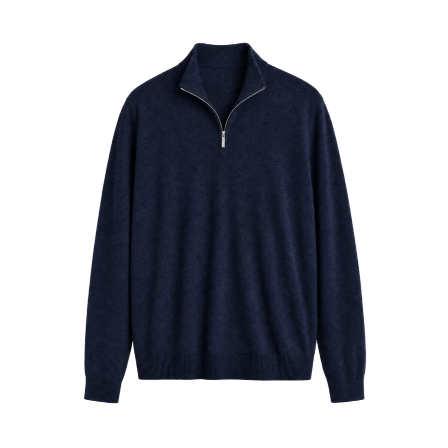 Meridian AirTouch Quarterzip Polo – Midnight