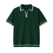 Monaco Knit Polo – Forest