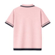 Monaco Knit Polo – Rose