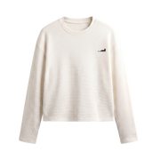 Reserve Relaxed Waffle Tee - Ivory Sand