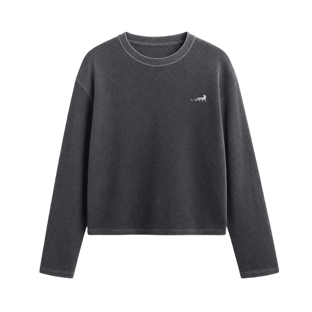 Reserve Relaxed Waffle Tee - Vintage Ash