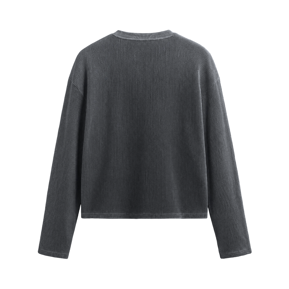 Reserve Relaxed Waffle Tee - Vintage Ash