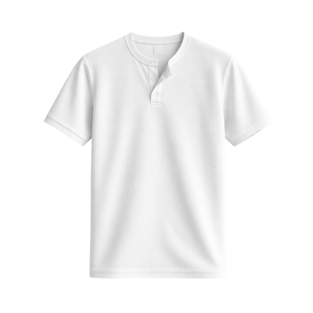 Rothmere Classic Henley T-Shirt - Cloud