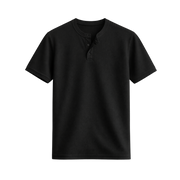 Rothmere Classic Henley T-Shirt - Noir
