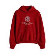 Royal Crest Pullover Hoodie – Scarlet Red