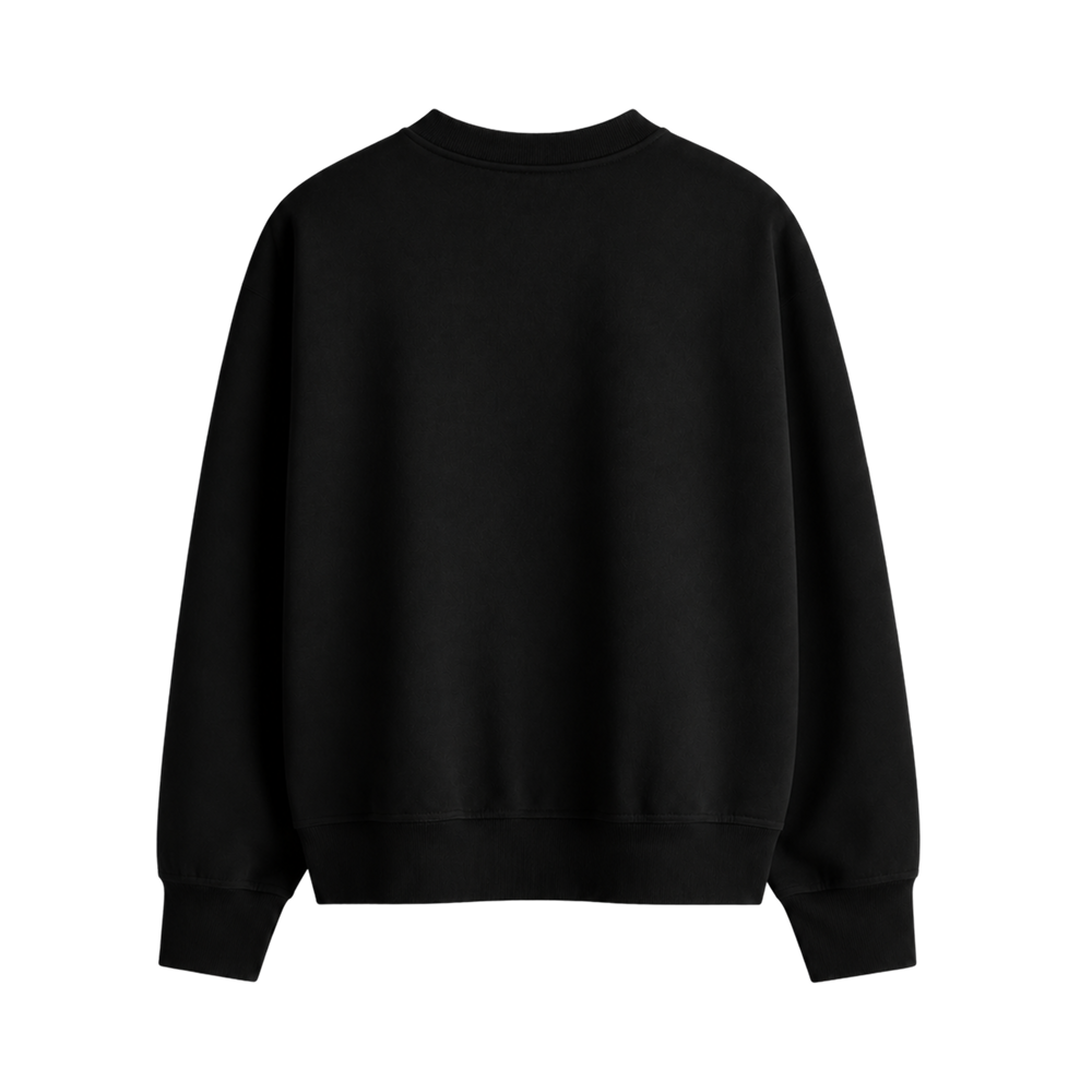 Royal Emblem Crewneck Sweatshirt – Classic Black