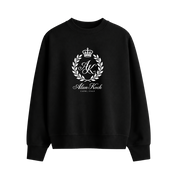 Royal Emblem Crewneck Sweatshirt – Classic Black
