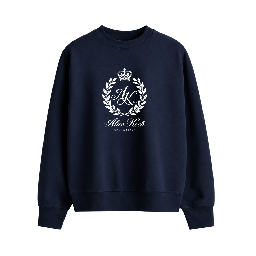 Royal Emblem Crewneck Sweatshirt – Midnight Navy
