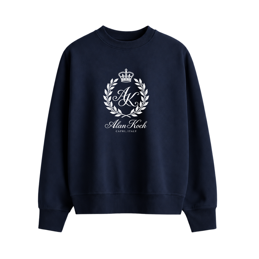 Royal Emblem Crewneck Sweatshirt – Midnight Navy