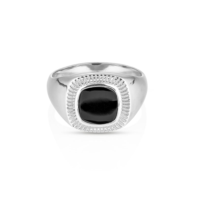 Alan Koch Lennox Black Onyx Ring