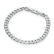 Alan Koch Matte Cuban Link Chain Bracelet 6Mm