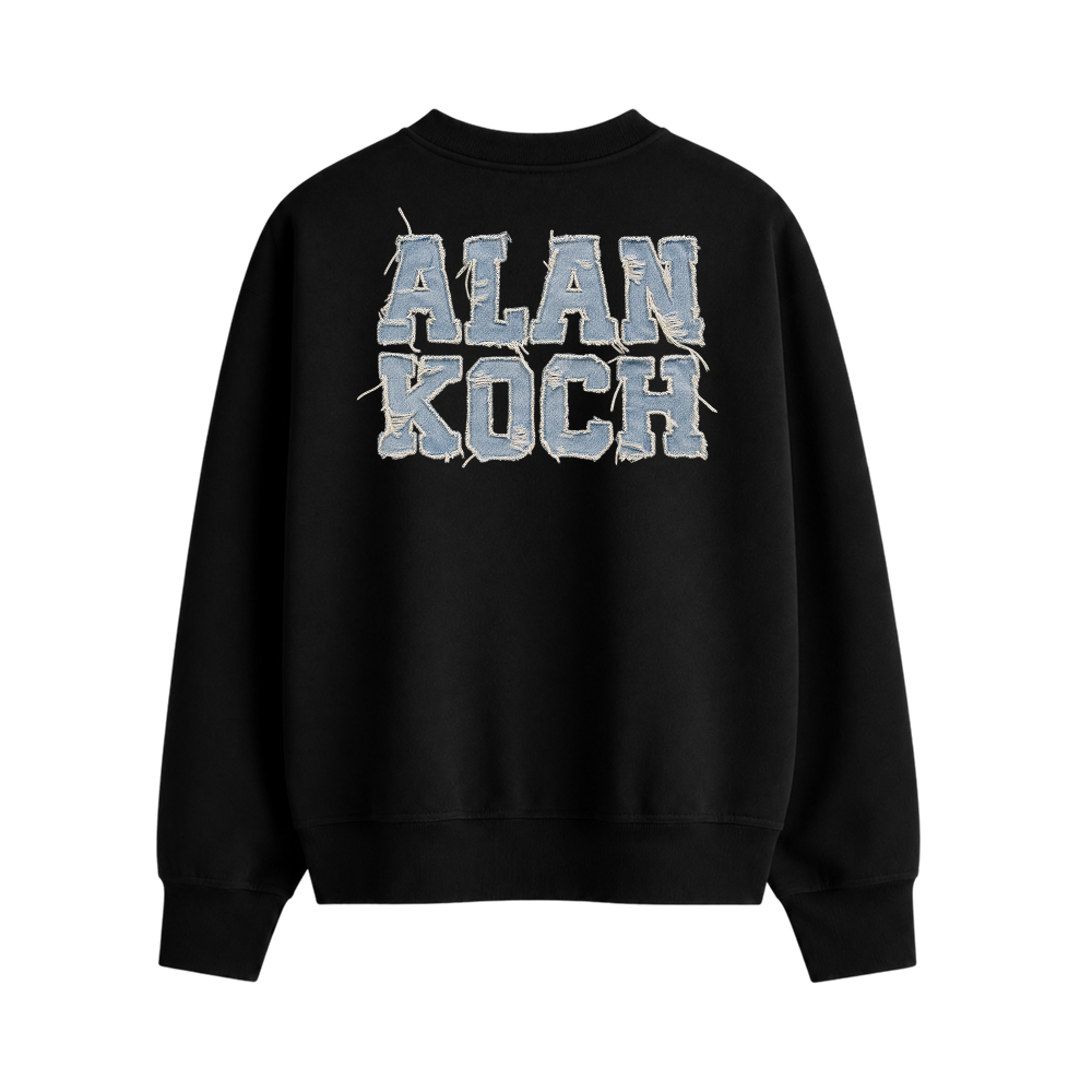 Signature Archive Crewneck Sweatshirt – Jet Black
