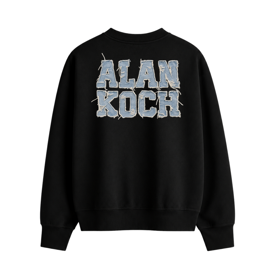Signature Archive Crewneck Sweatshirt – Jet Black