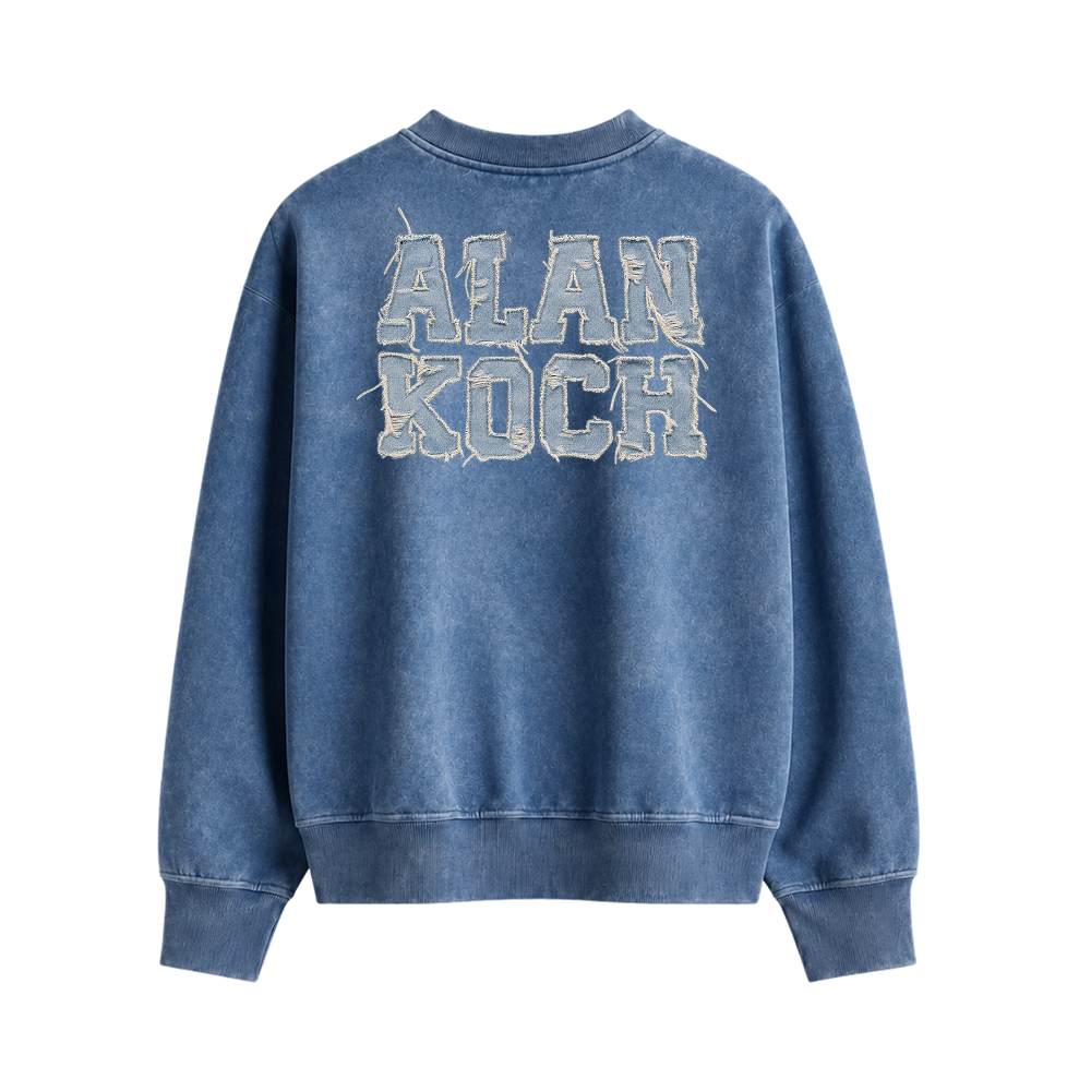 Signature Archive Crewneck Sweatshirt – Vintage Washed Blue
