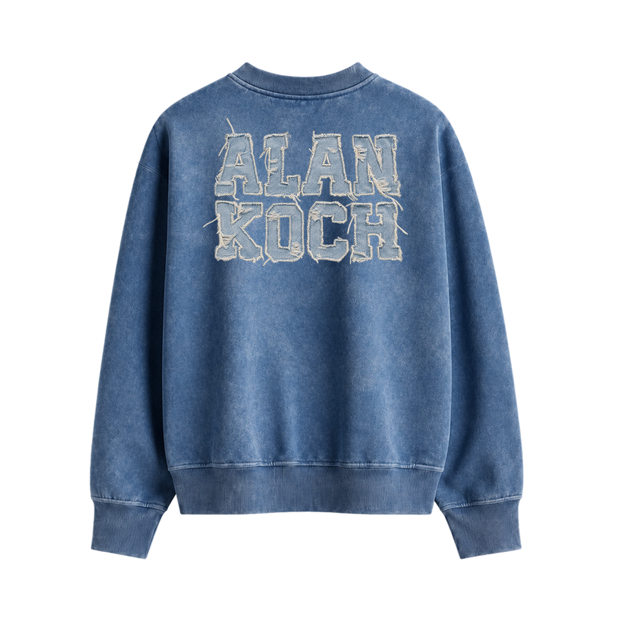 Signature Archive Crewneck Sweatshirt – Vintage Washed Blue