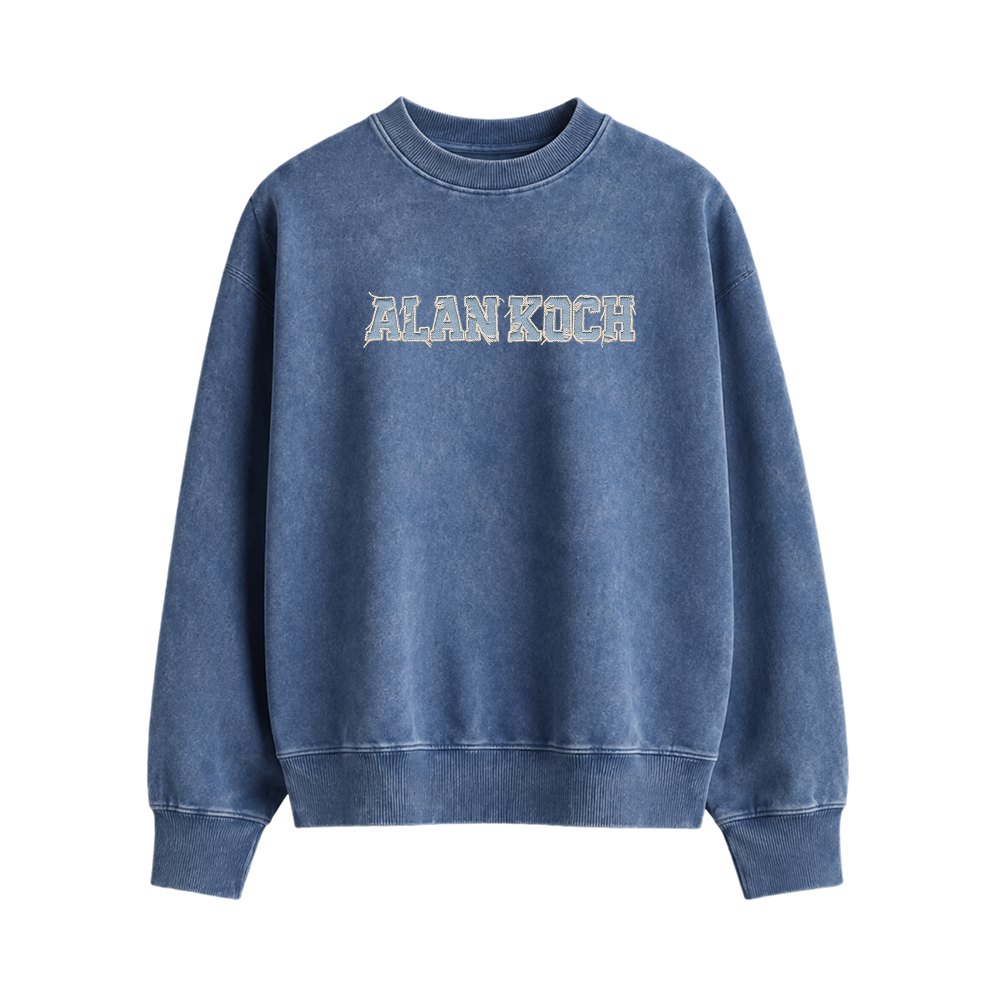Signature Archive Crewneck Sweatshirt – Vintage Washed Blue