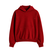 Signature Relaxed Hoodie – Scarlet Red